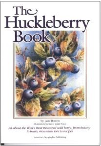 The Huckleberry Book cover with berries illustration.